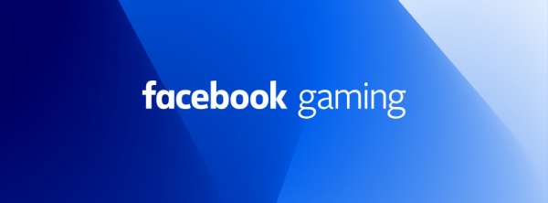 Facebook Gaming in a blue backdrop